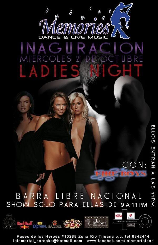 EN EL LADIES NIGHT CON LOS FIREBOYS STRIPPER SHOW