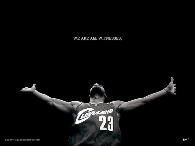 Lebron James Miami Heat Witness. We are ALL witnesses.