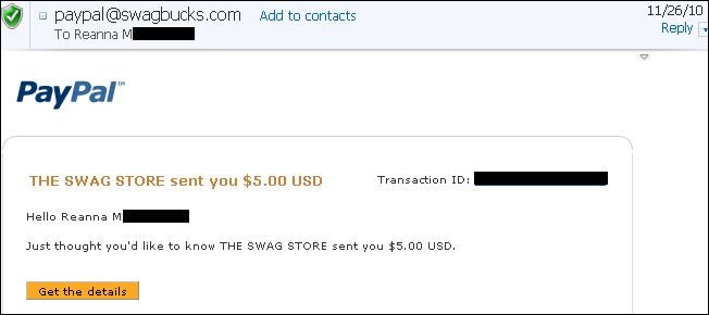 get paid to search with swagbucks