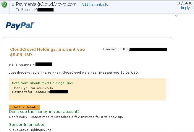 cloudcrowd, make money with facebook, work at home