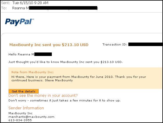maxbounty payment, affiliate marketing programs