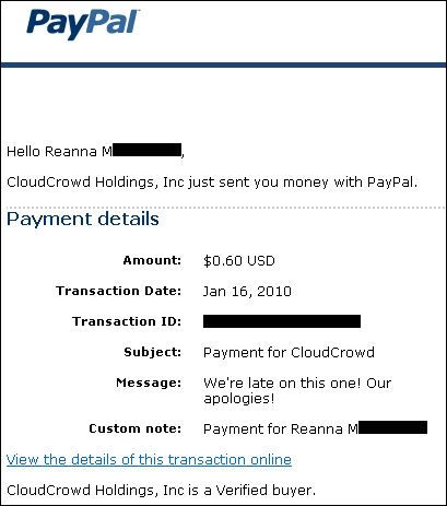 cloudcrowd payment, make money on facebook