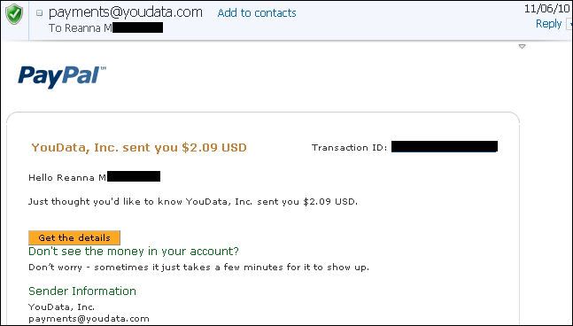 youdata, get paid to click