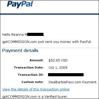 dealbarbiepays payment proof, instant paypal money