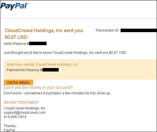 cloudcrowd, facebook application, make money online