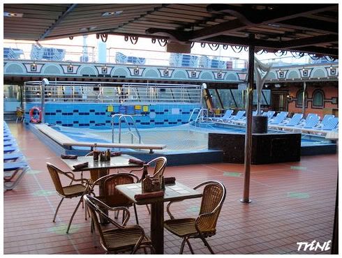 inside of cruise ship, carnival victory