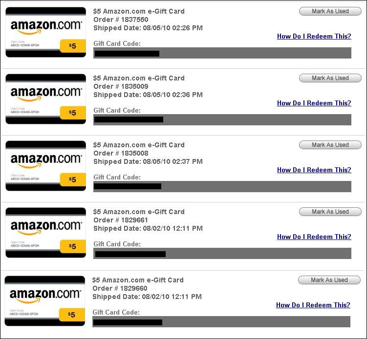 swagbucks amazon giftcards