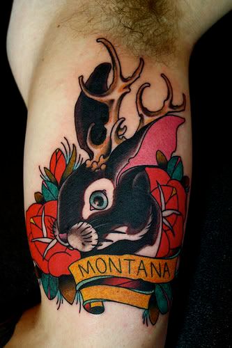I also have this tattoo to support rescuing rabbits and rescued rabbits