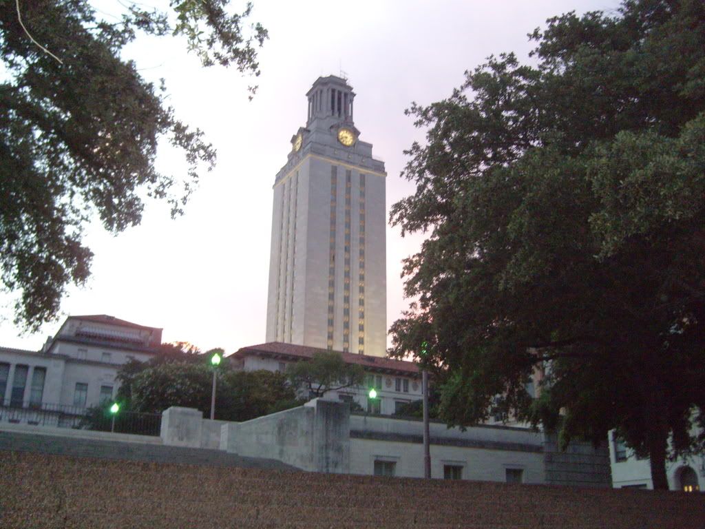 La torre de la Universidad de Texas