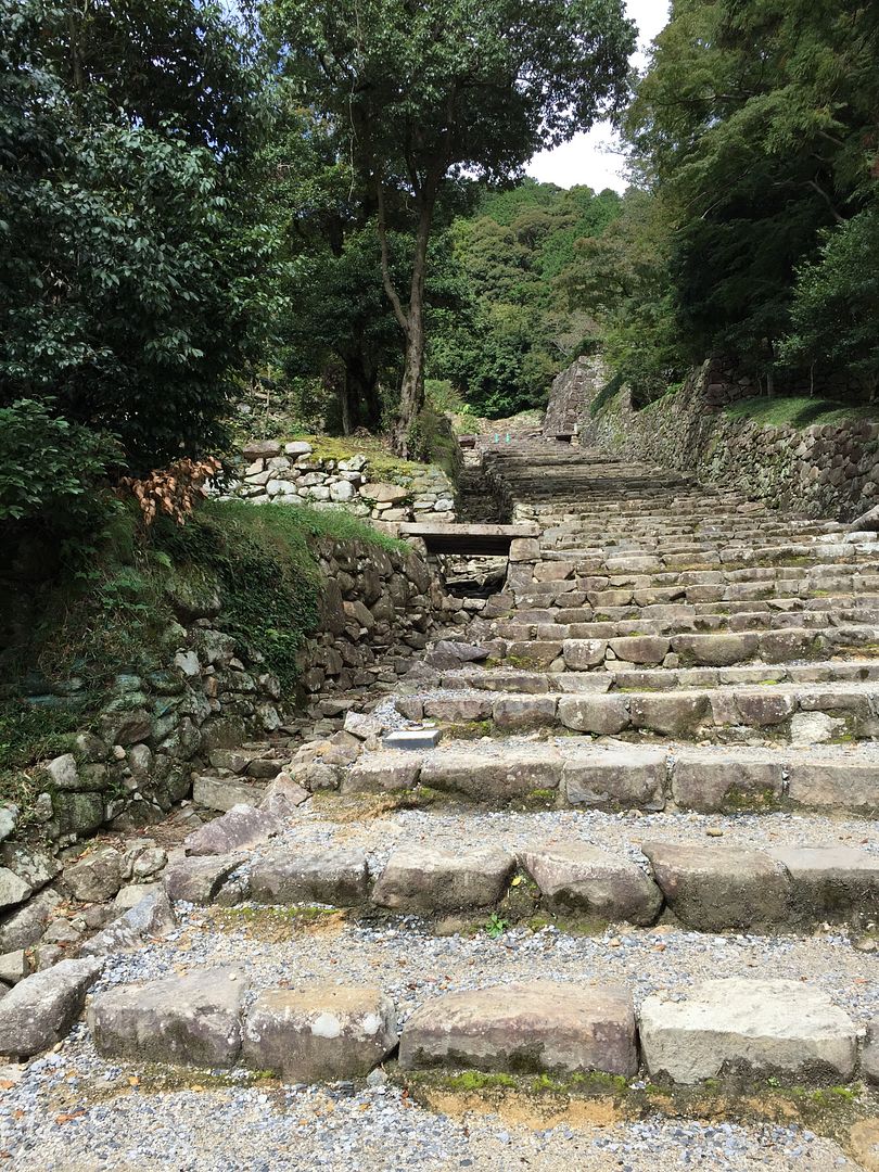 安土城大手道跡