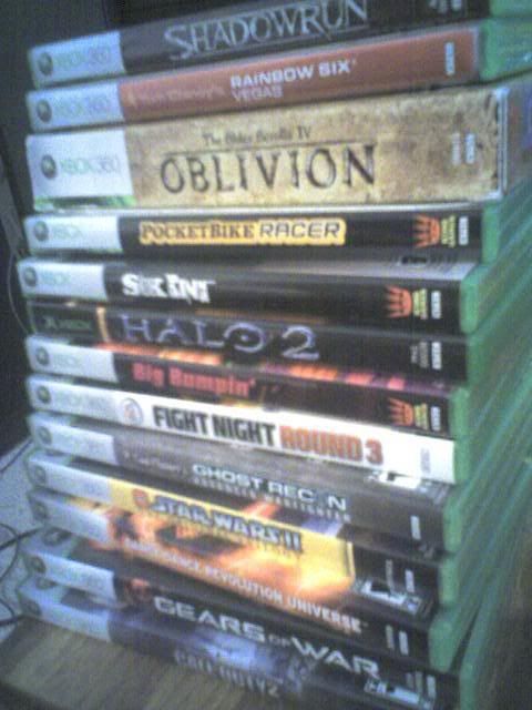 My XBox 360 games