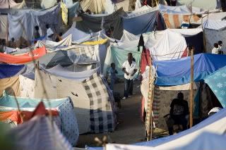 Tent city Haiti 1-24-10