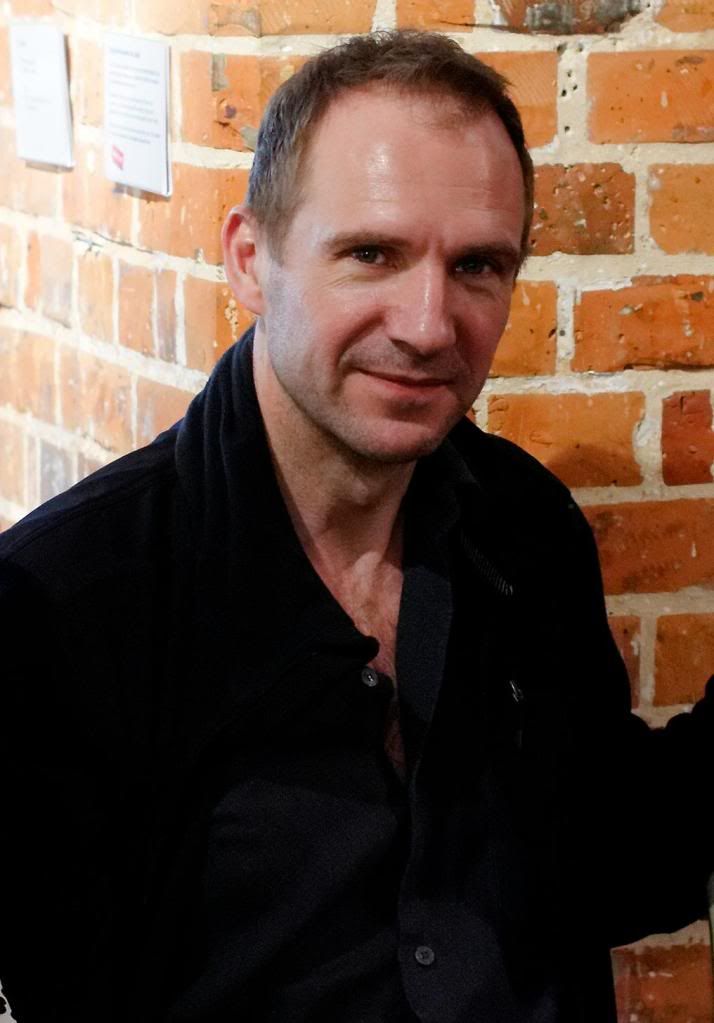 The star of Schindler's List and The English Patient Ralph Fiennes 