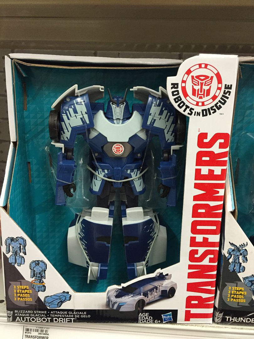 Transformers RID 3 step Blizzard Strike Drift and Thunderhoof at USA