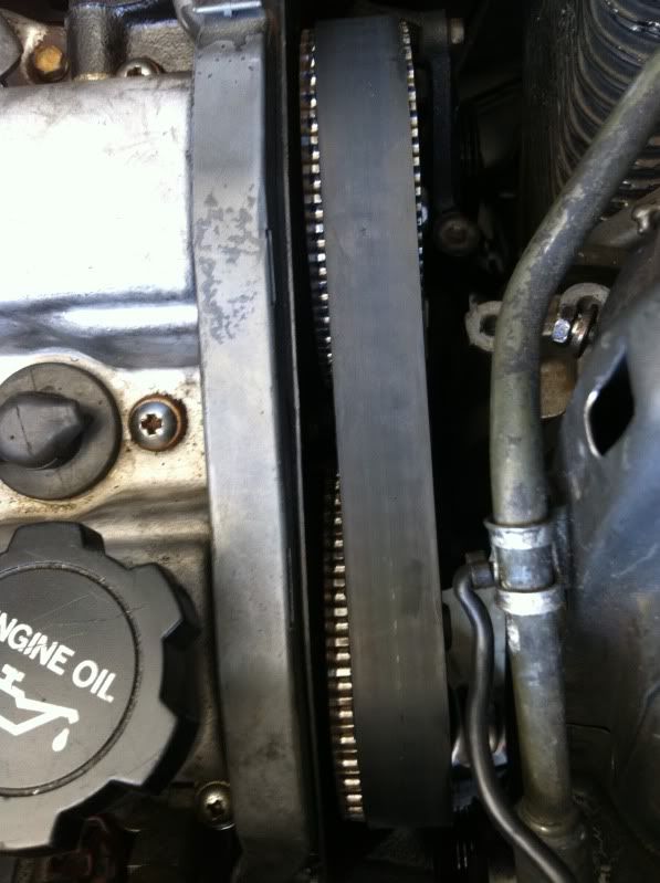 3SGTE USDM Turbo Engine Timing belt not aligned straight please HELP