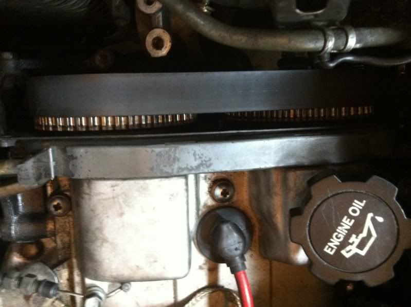 3SGTE USDM Turbo Engine Timing belt not aligned straight please HELP