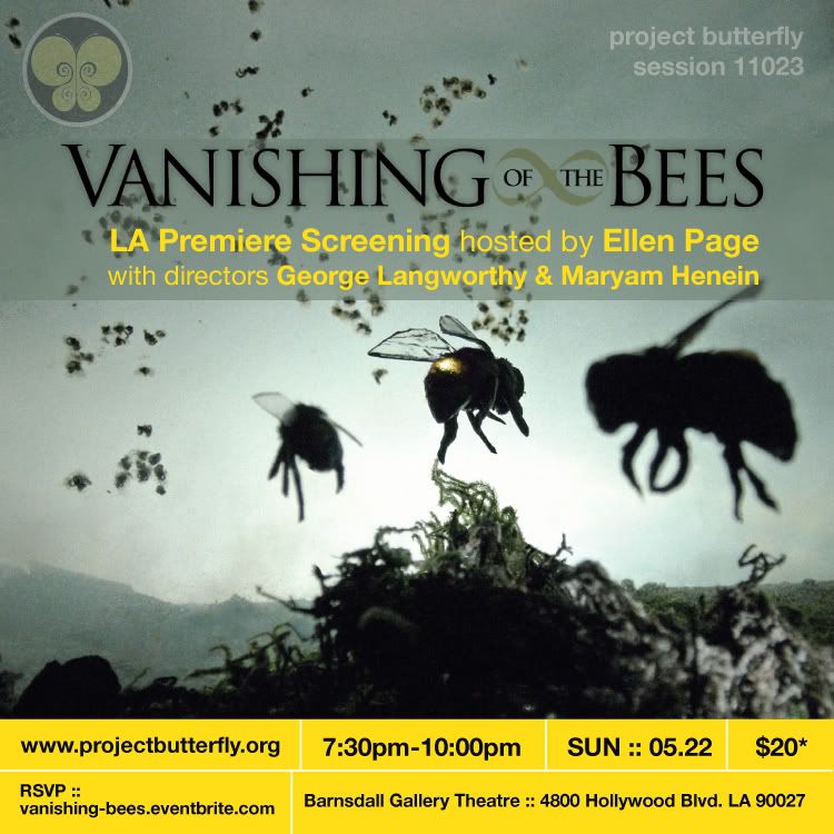 Project Butterfly,Vanishing of the Bees,Ellen Page