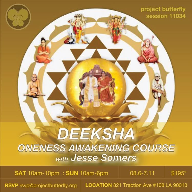 Project Butterfly,Deeksha,Jesse Somers,Kay Moonstar,Sri Bhagavan,Spiritual