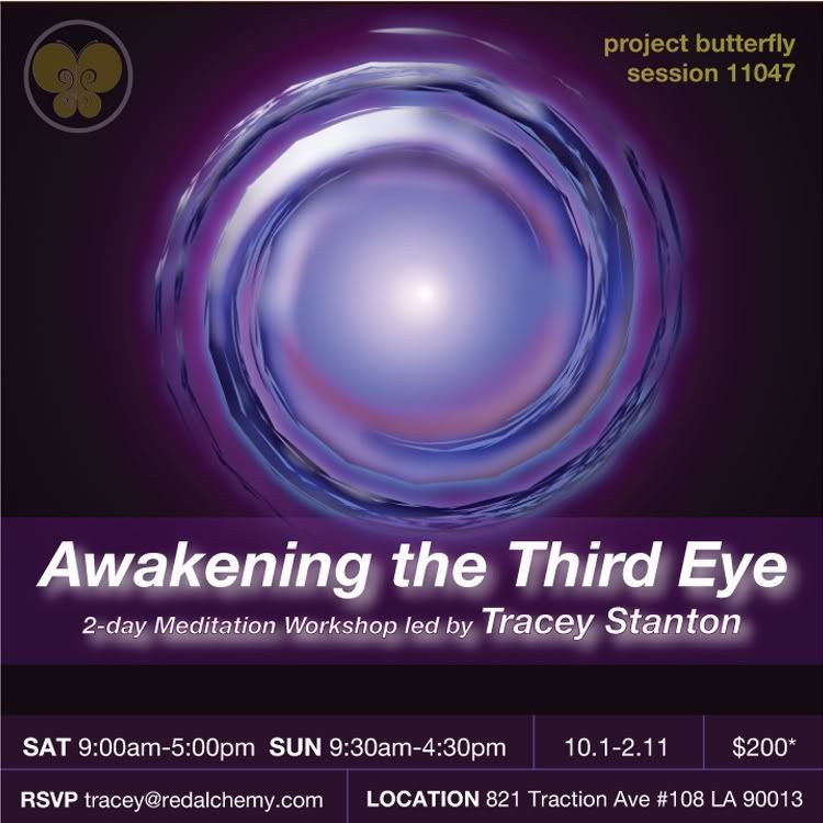 Project Butterfly,Tracey Stanton,Clairvision,Medititation,Awakening the Third Eye