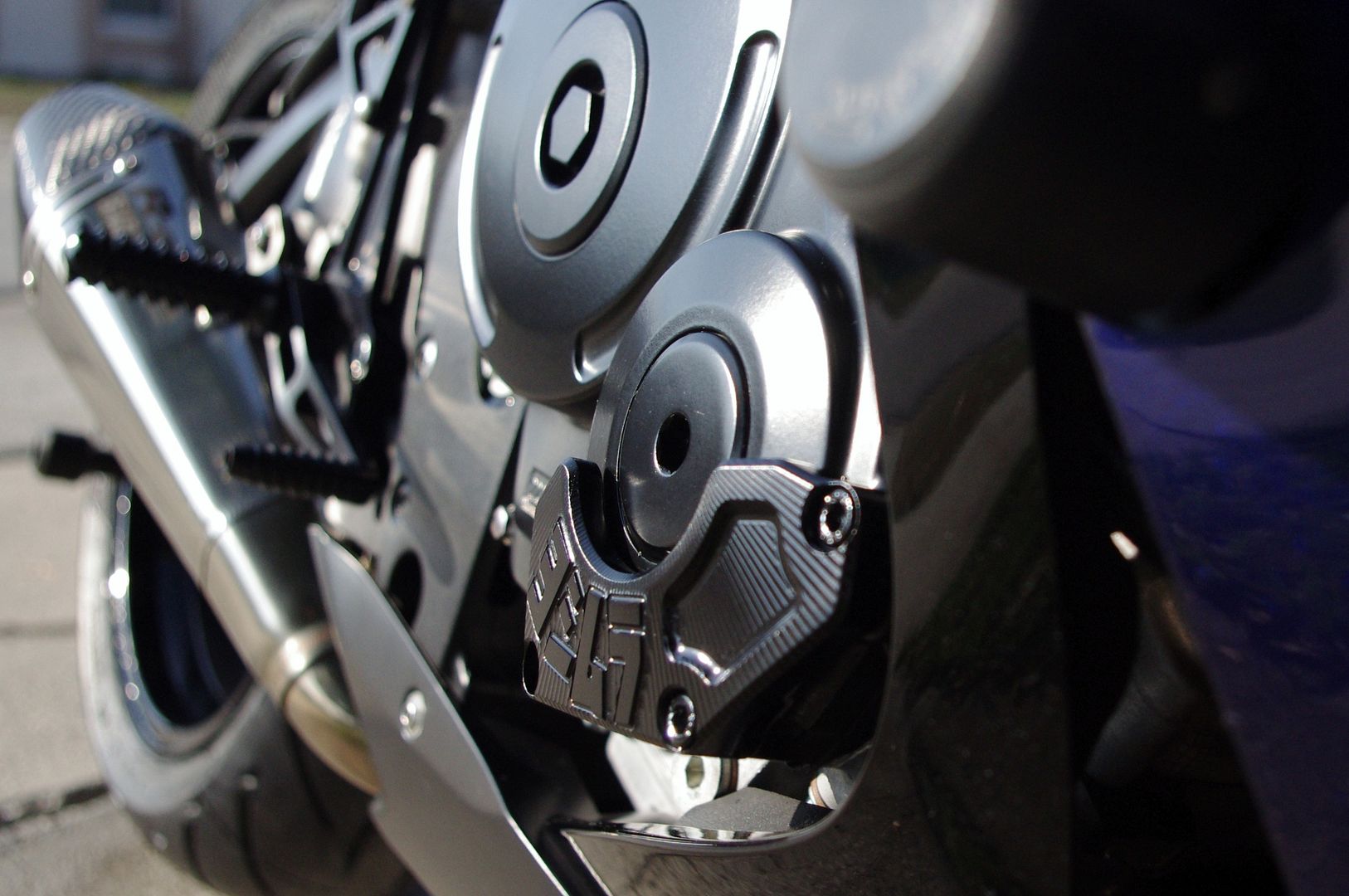 Discolored Case Savers Sport Bikes