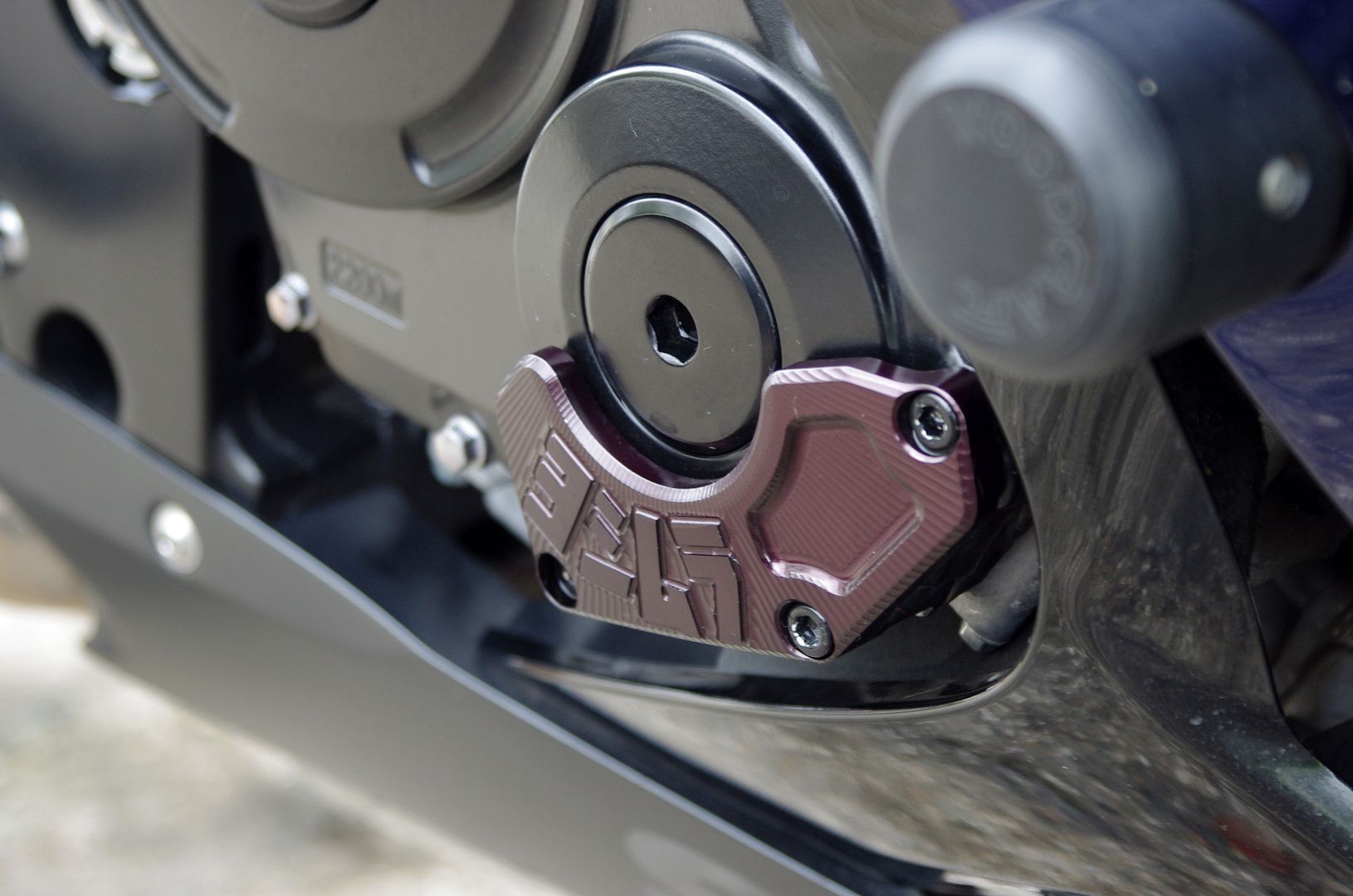 Discolored Case Savers Sport Bikes