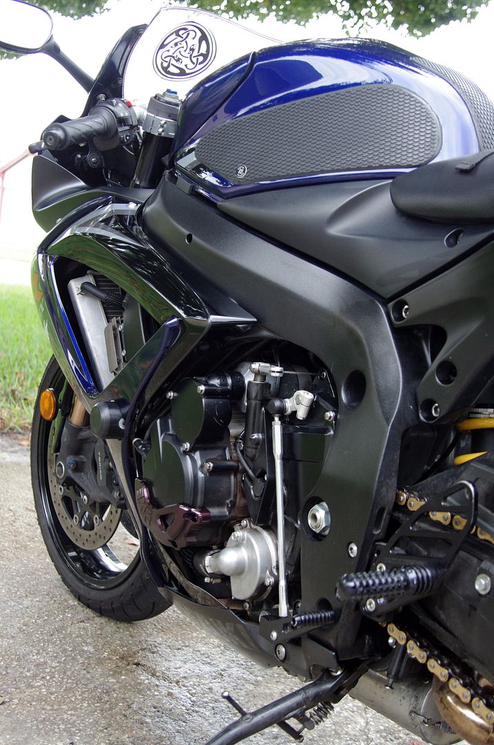 Discolored Case Savers Sport Bikes