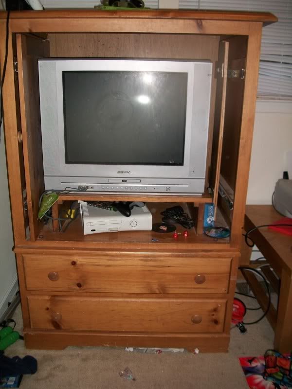 Entertainment center, solid wood