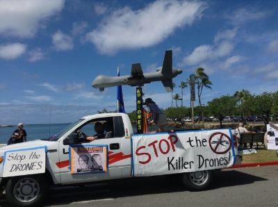 Protesting for Bradley Manning in Hawaii