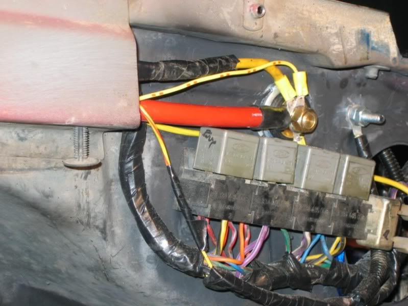 Boosted Falcon • View topic Hiding engine bay wiring