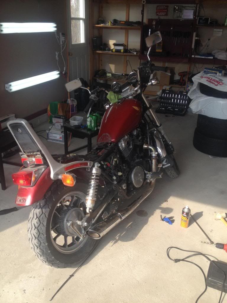 1984 Honda Shadow vt750 project Honda Shadow Forums