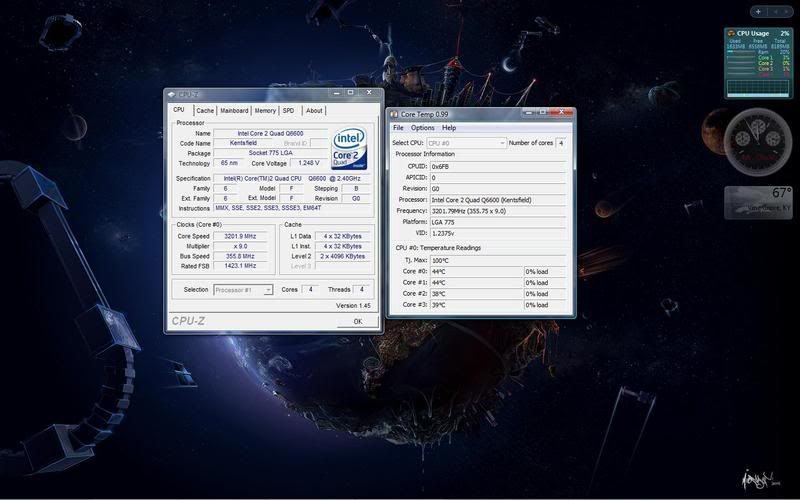 How well are my Idle temps at this clock vs. Load?