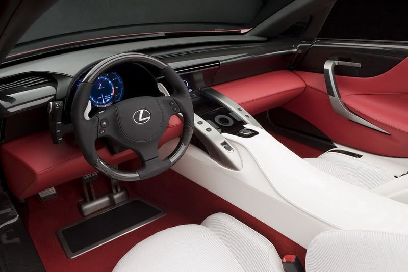 2010 lexus lfa interior. Lexus LFA Interior Image