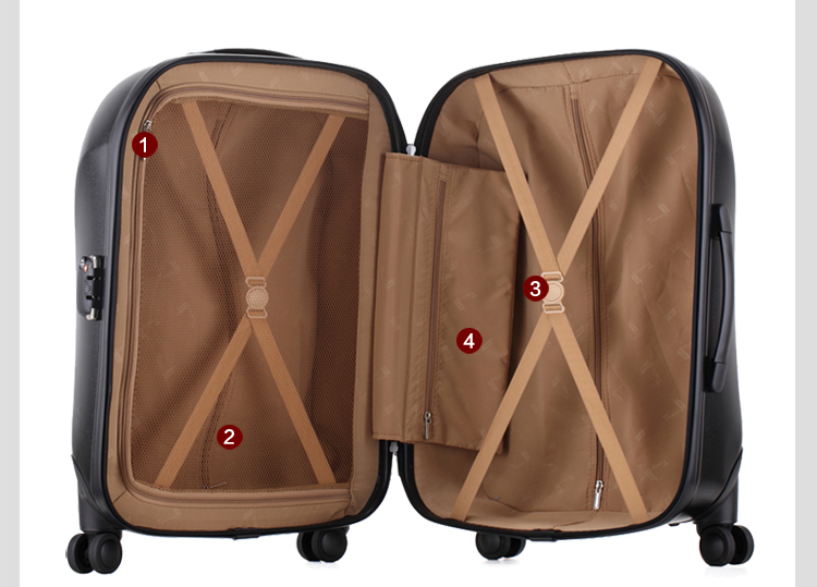 Tashiro® High Capacity Sturdy Suitcase 20'' Carry On Luggage Spinner