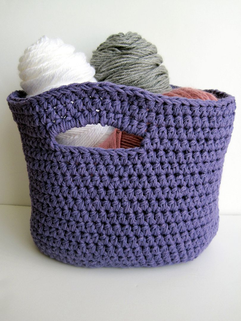 Crochet Stash Basket | She's Got the Notion