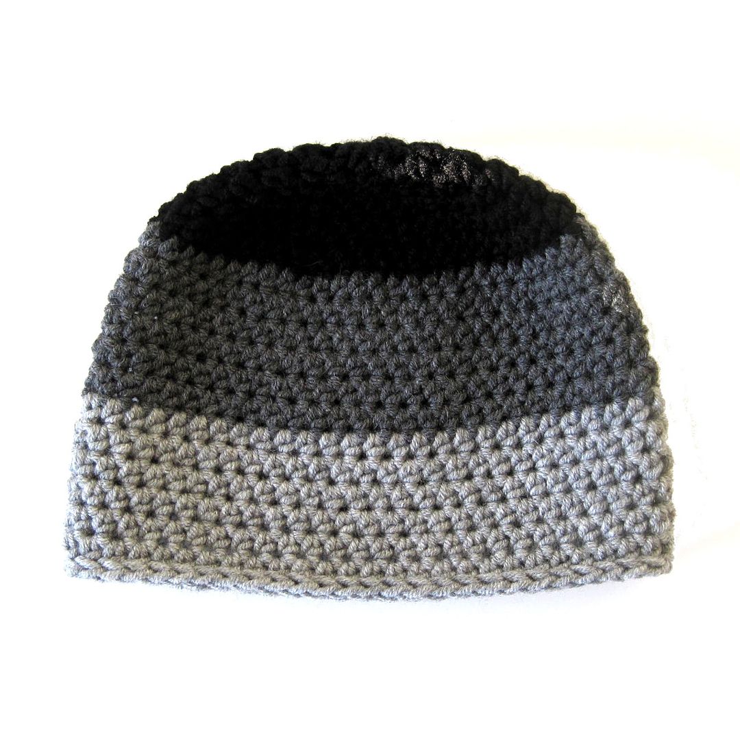 Chunky Stripe Hat: free crochet pattern | She's Got the Notion