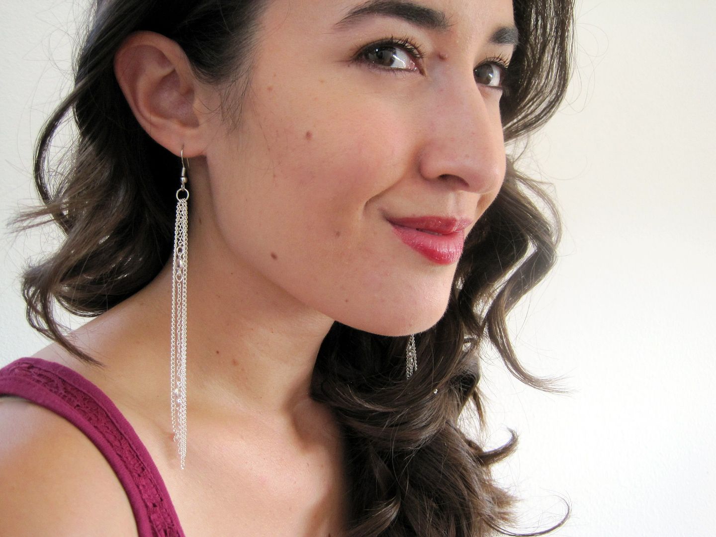 DIY Chain Earrings | She's Got the Notion