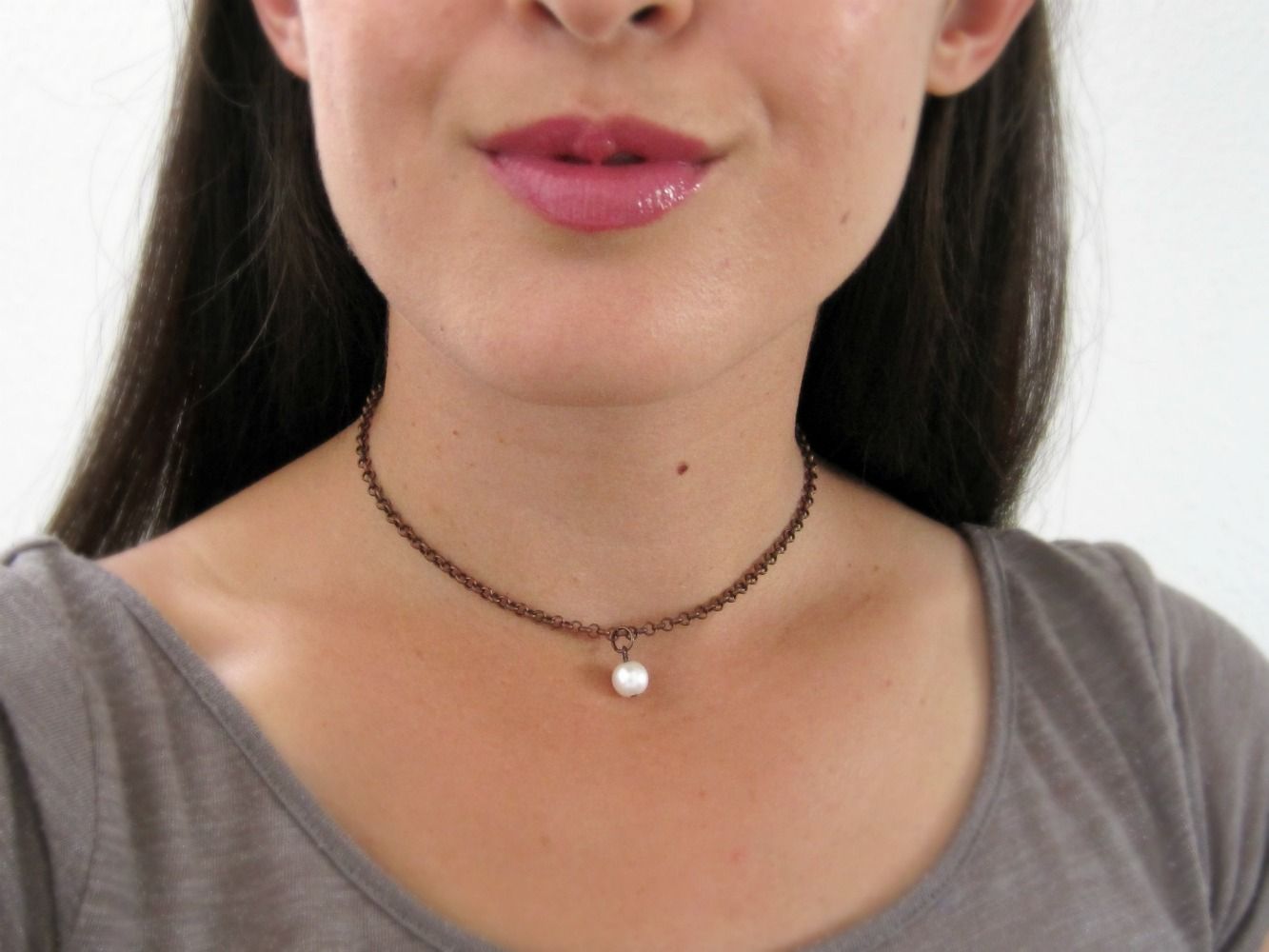 3 DIY Chokers: easy jewelry-making tutorial | She's Got the Notion