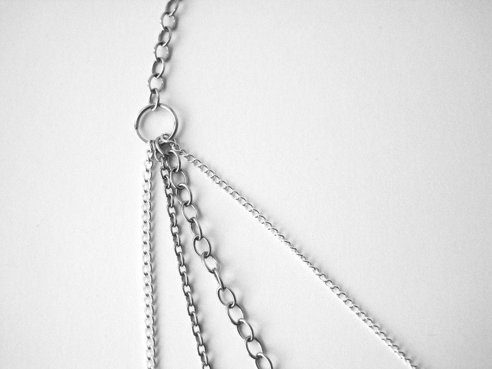 DIY Tiered Chain Necklace
