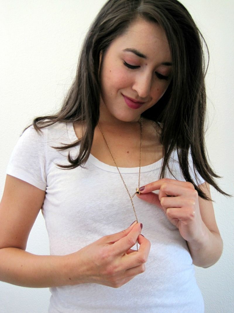 Moon and Star Lariat Necklace: Quick and Easy Jewelry Tutorial | She's Got the Notion