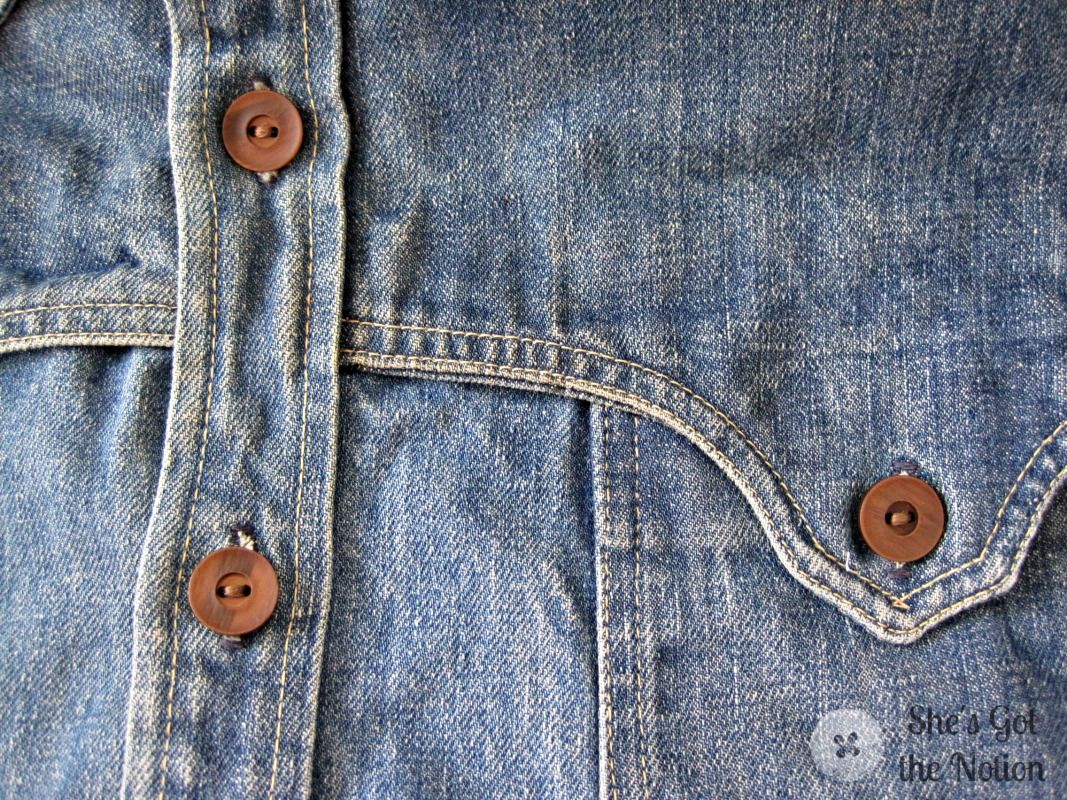 How to sew on buttons with a sewing machine | She's Got the Notion