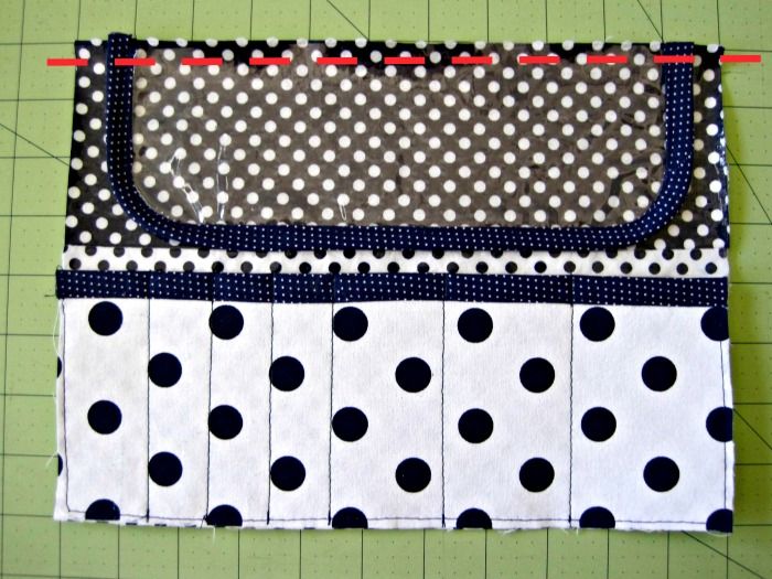 Fat Quarter Series: Makeup Brush Roll: sewing tutorial | She's Got the Notion