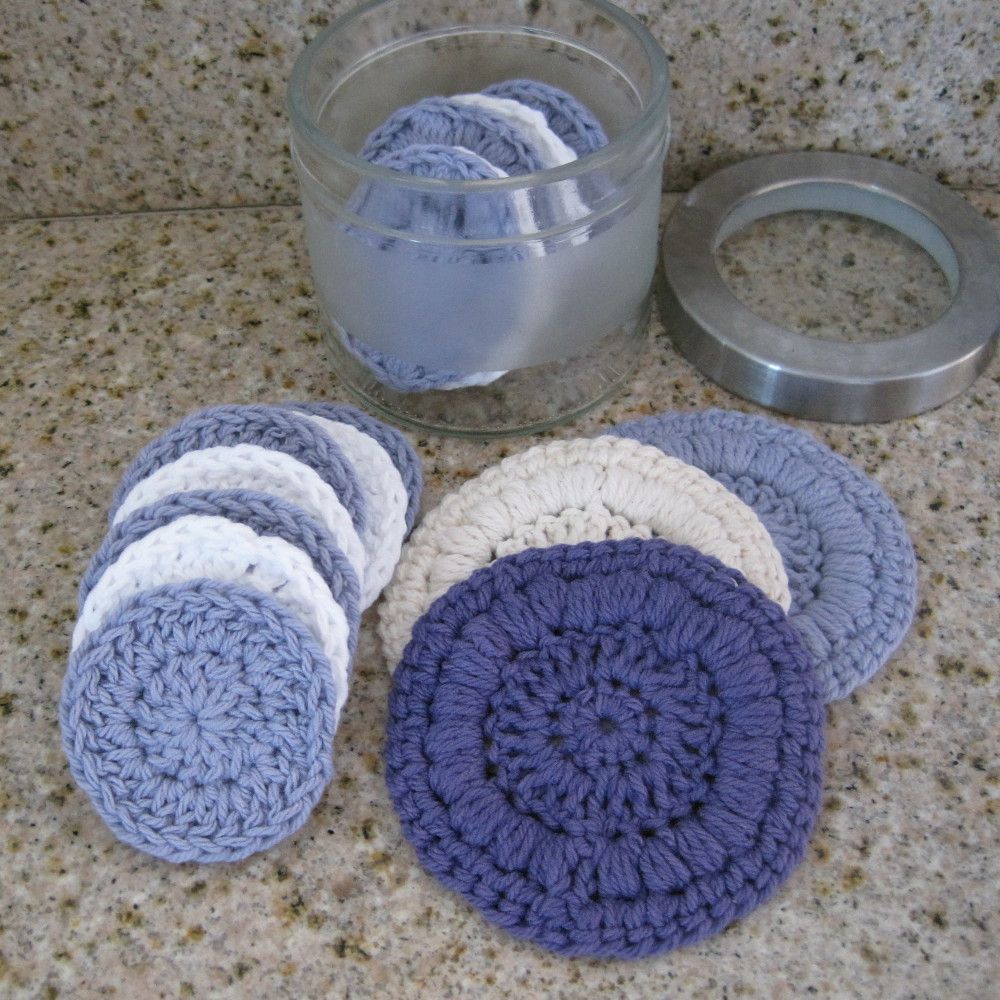 Crochet Cotton Pads and Face Scrubbies | She's Got the Notion