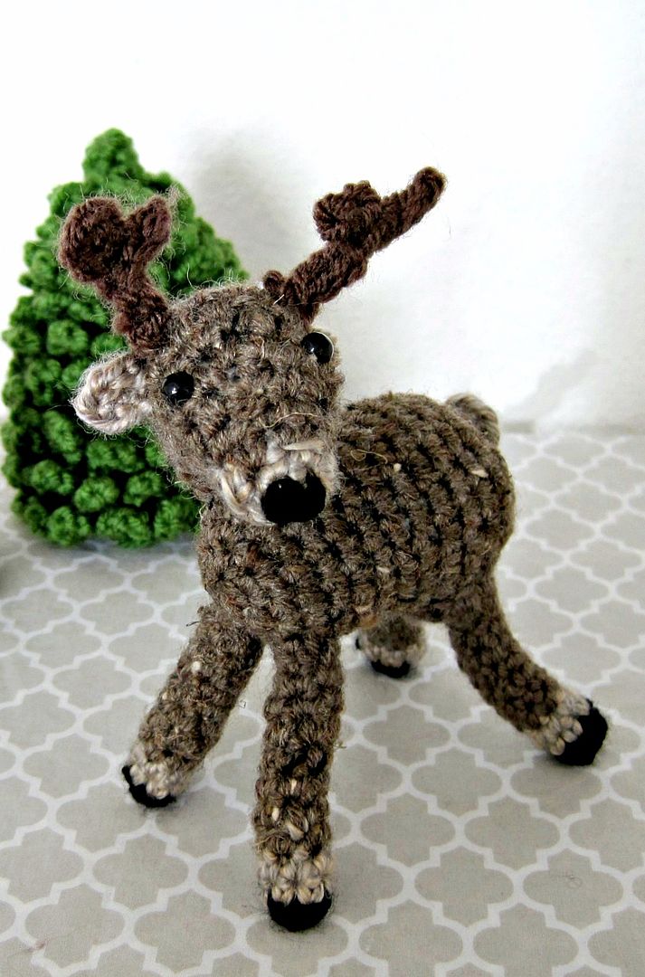 Crochet Deer Amigurumi | She's Got the Notion