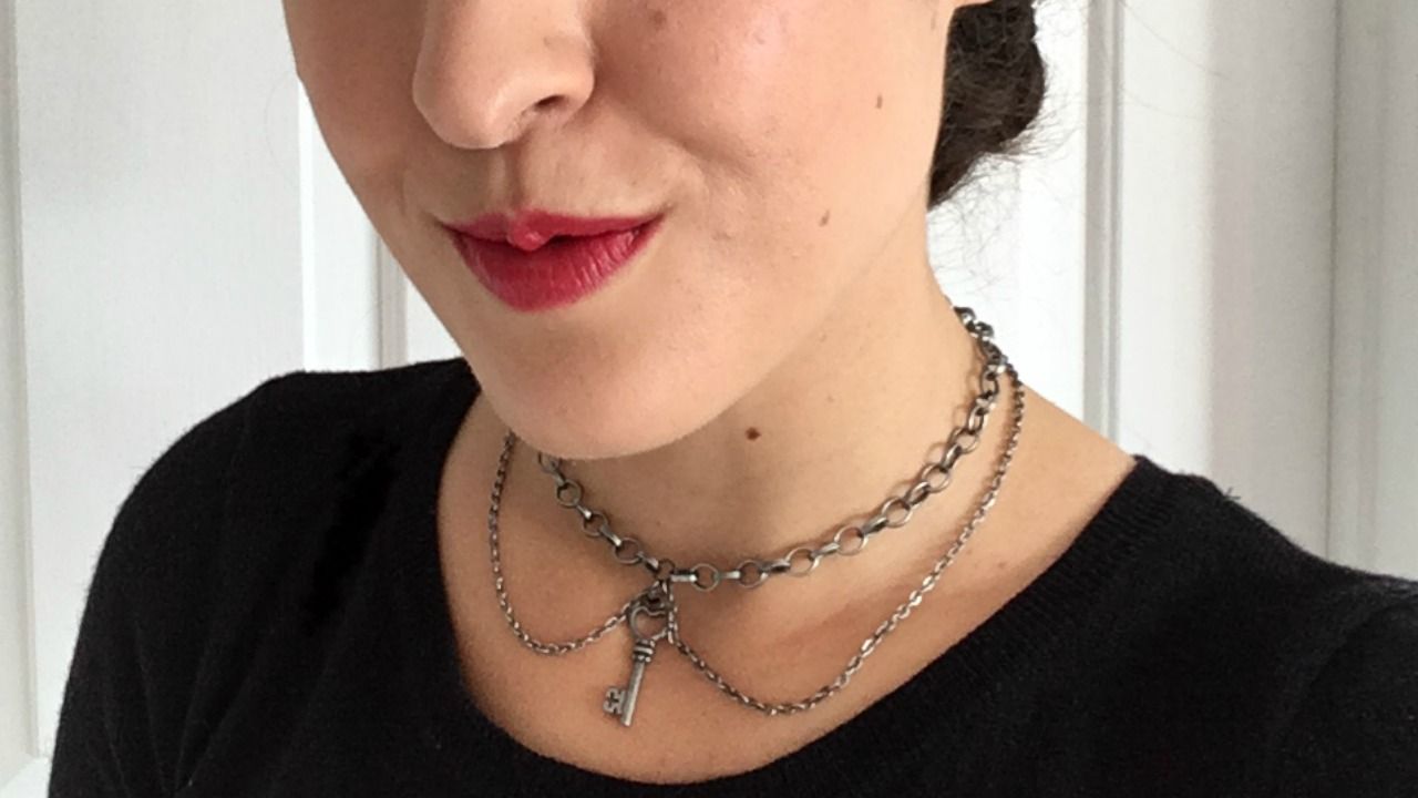 DIY Choker: beginner-friendly jewelry-making tutorial for how to make your own choker necklace | She's Got the Notion