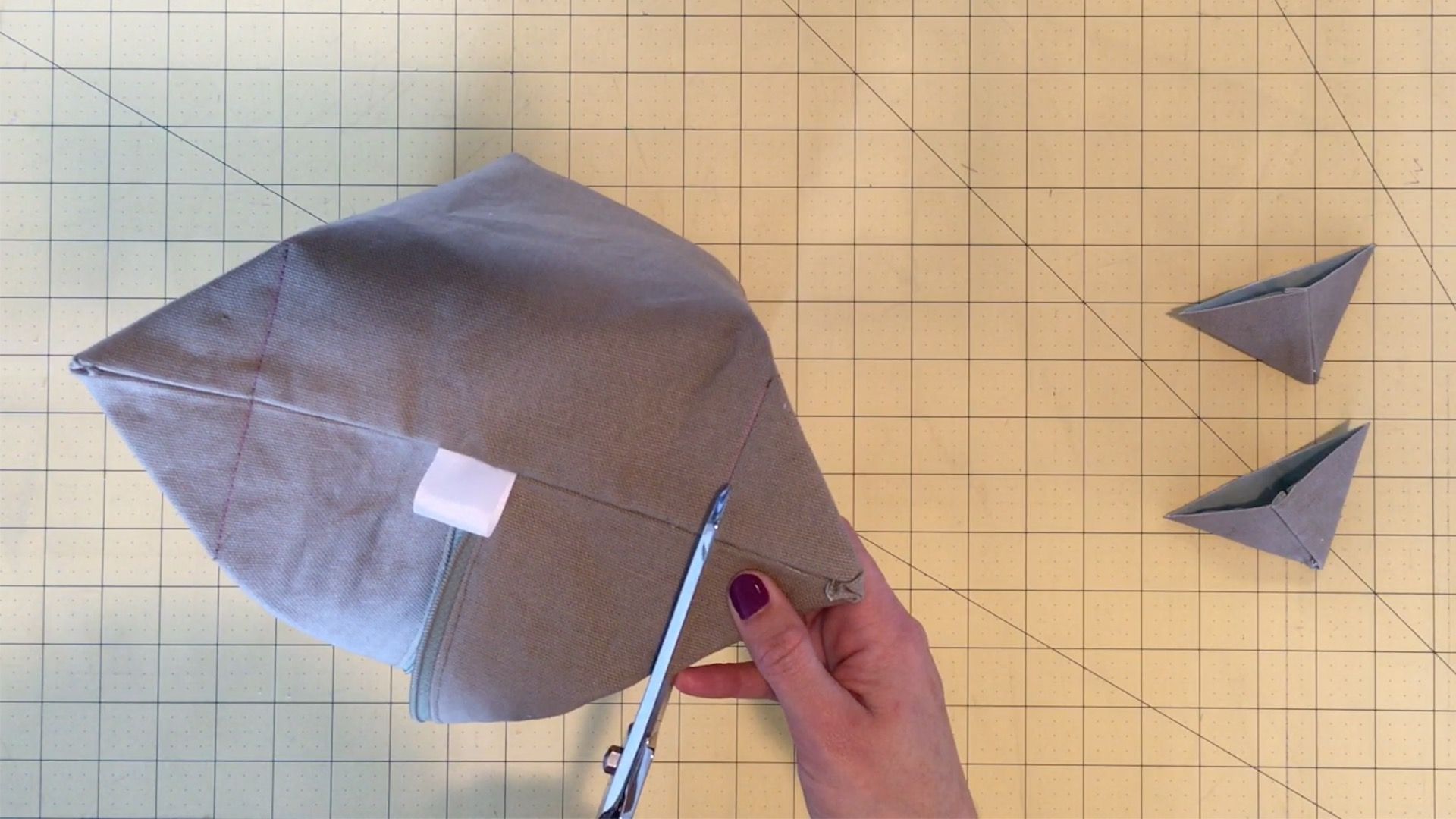 How to Sew a Toiletry Bag with French Seams: online sewing class | She's Got the Notion