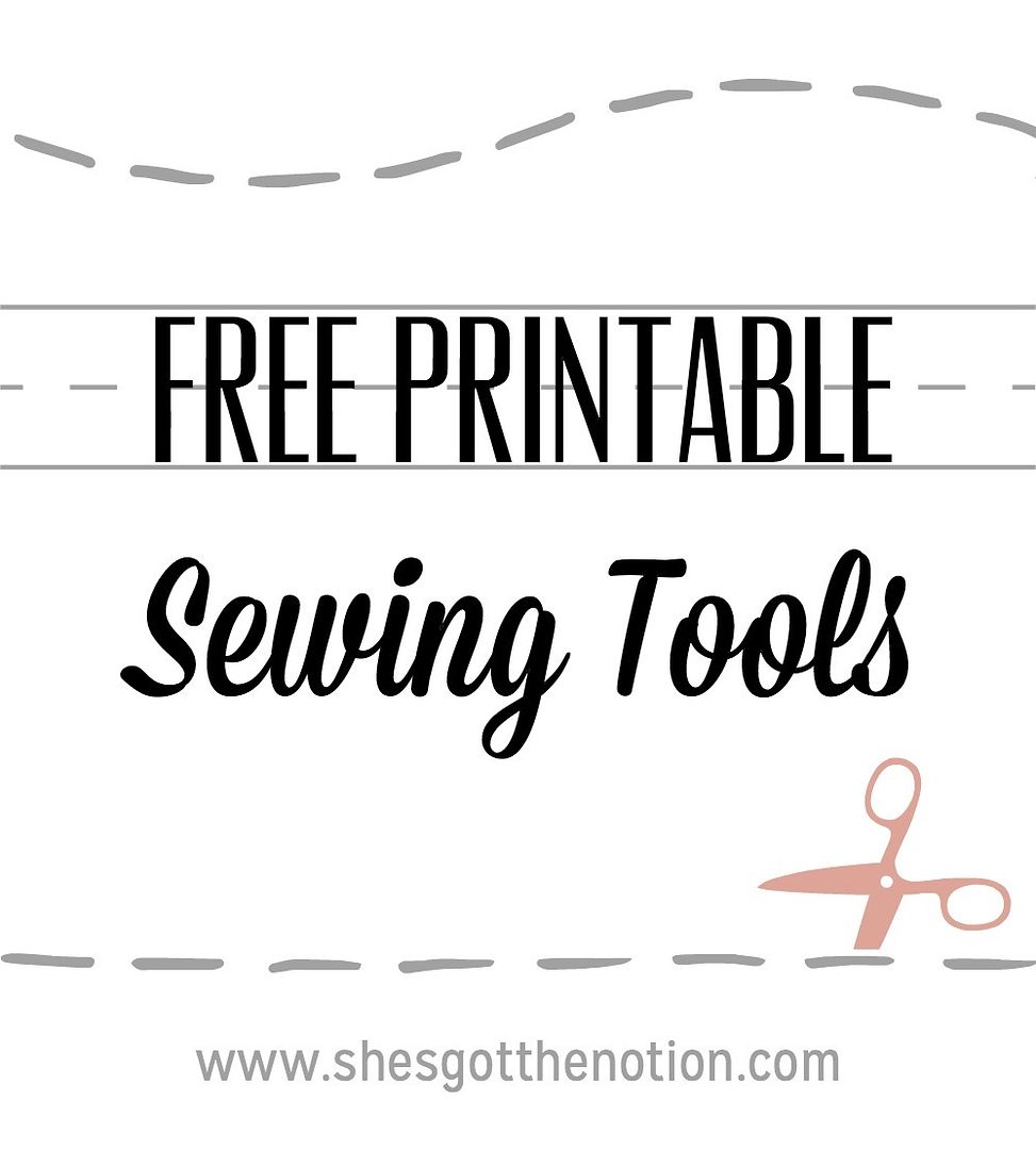10 Free Printable Sewing Tools: from hem guides to rulers to bias tape makers | She's Got the Notion