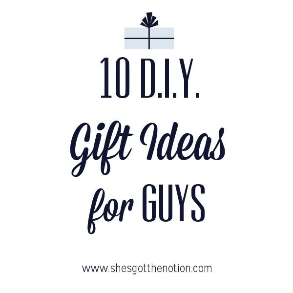 10 DIY Gifts for Guys: free sewing and crafting tutorials for men to make this Christmas | She's Got the Notion