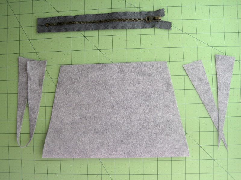 Felt Zipper Pouch: sewing tutorial | She's Got the Notion