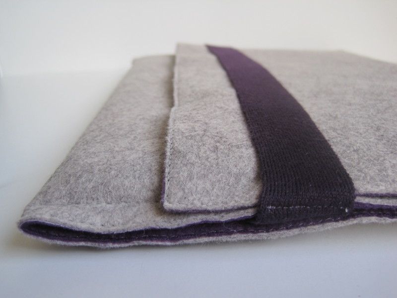 Felt & Fleece Laptop Sleeve: sewing tutorial | She's Got the Notion