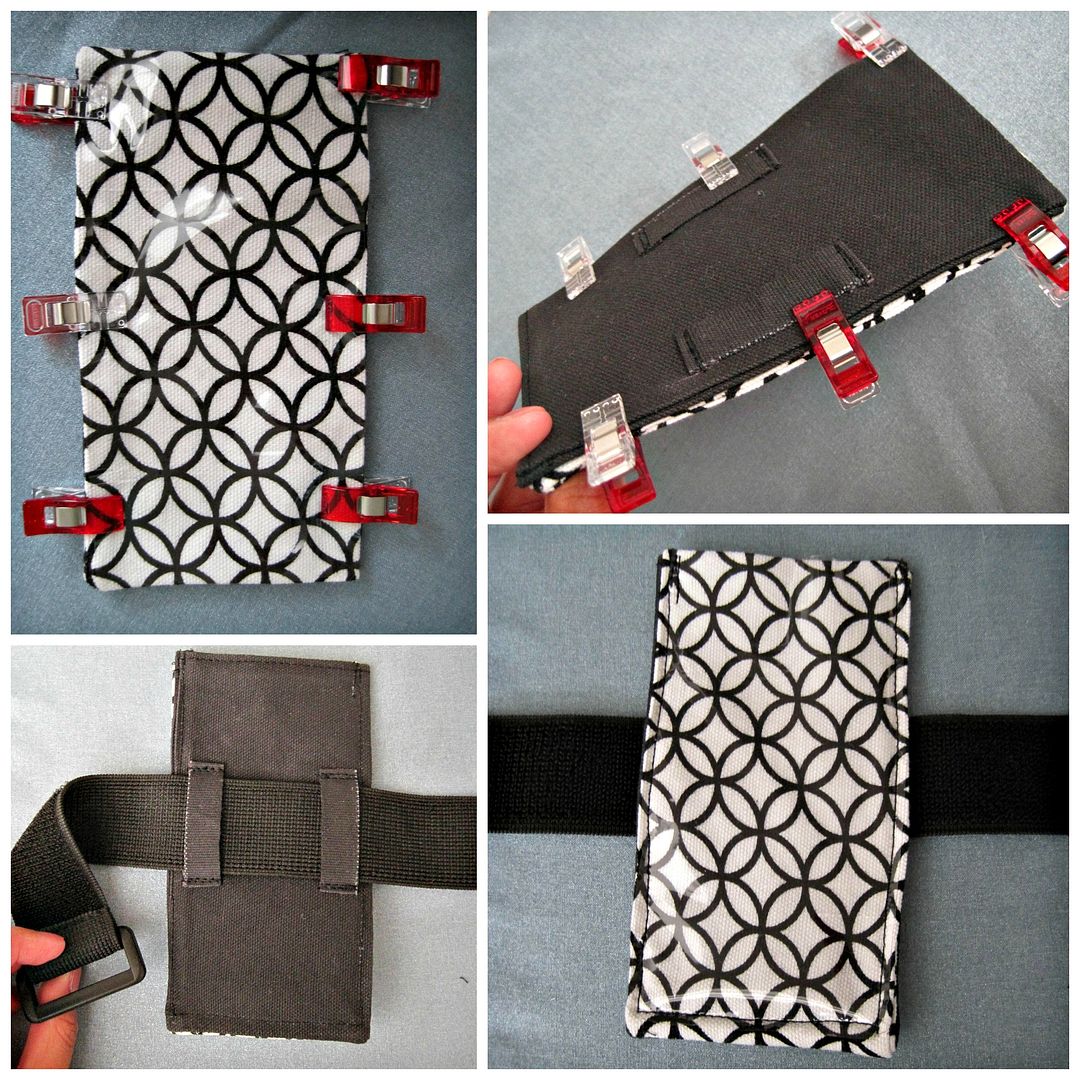DIY Touchscreen Phone Armband: sewing tutorial | She's Got the Notion